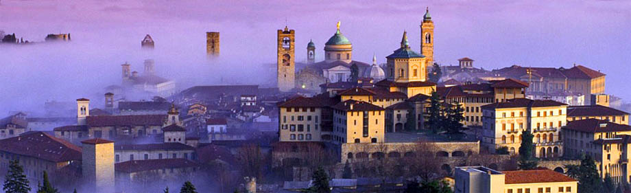 Storia di Venezia - Suggestiva veduta di Bergamo Alta