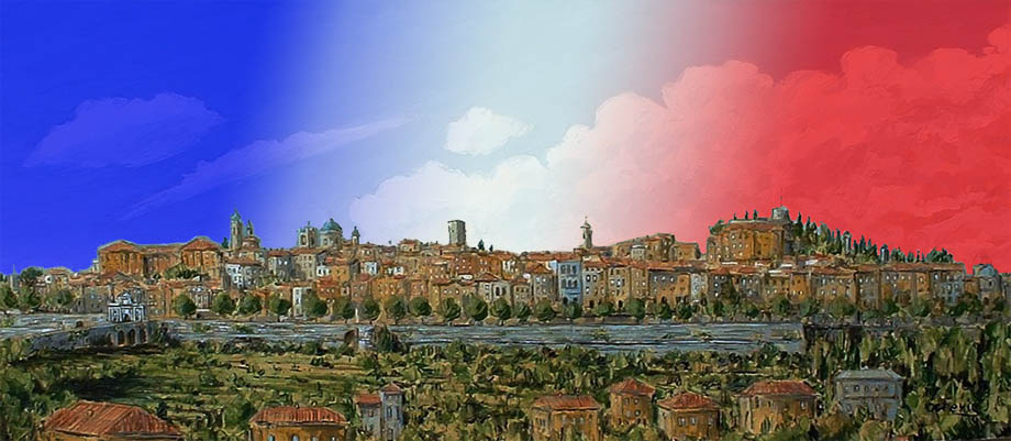 Storia di Venezia - Veduta di Bergamo