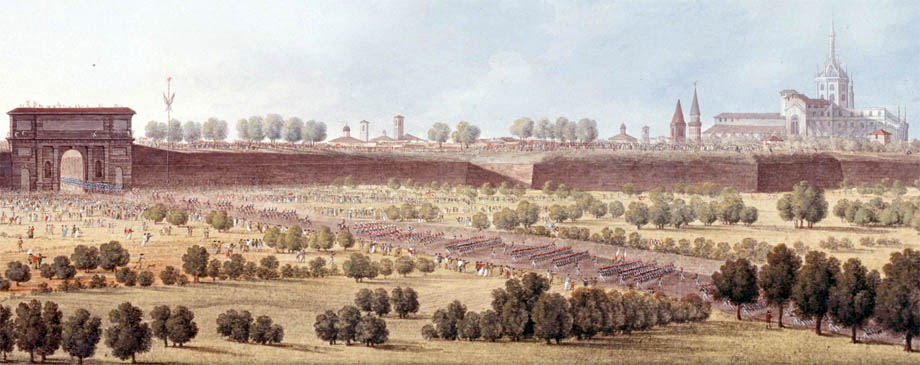 Napoleone entra a Milano il 15 Maggio 1796