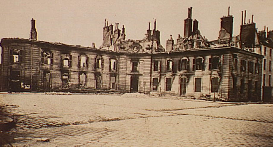 Quel che rimaneva dell'Arsenale di Parigi nel 1871