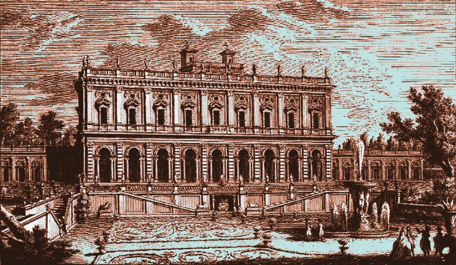 La villa dei Principi Albani a Roma